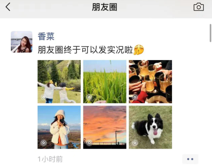 安卓手机什么时候可以看朋友圈实况照片