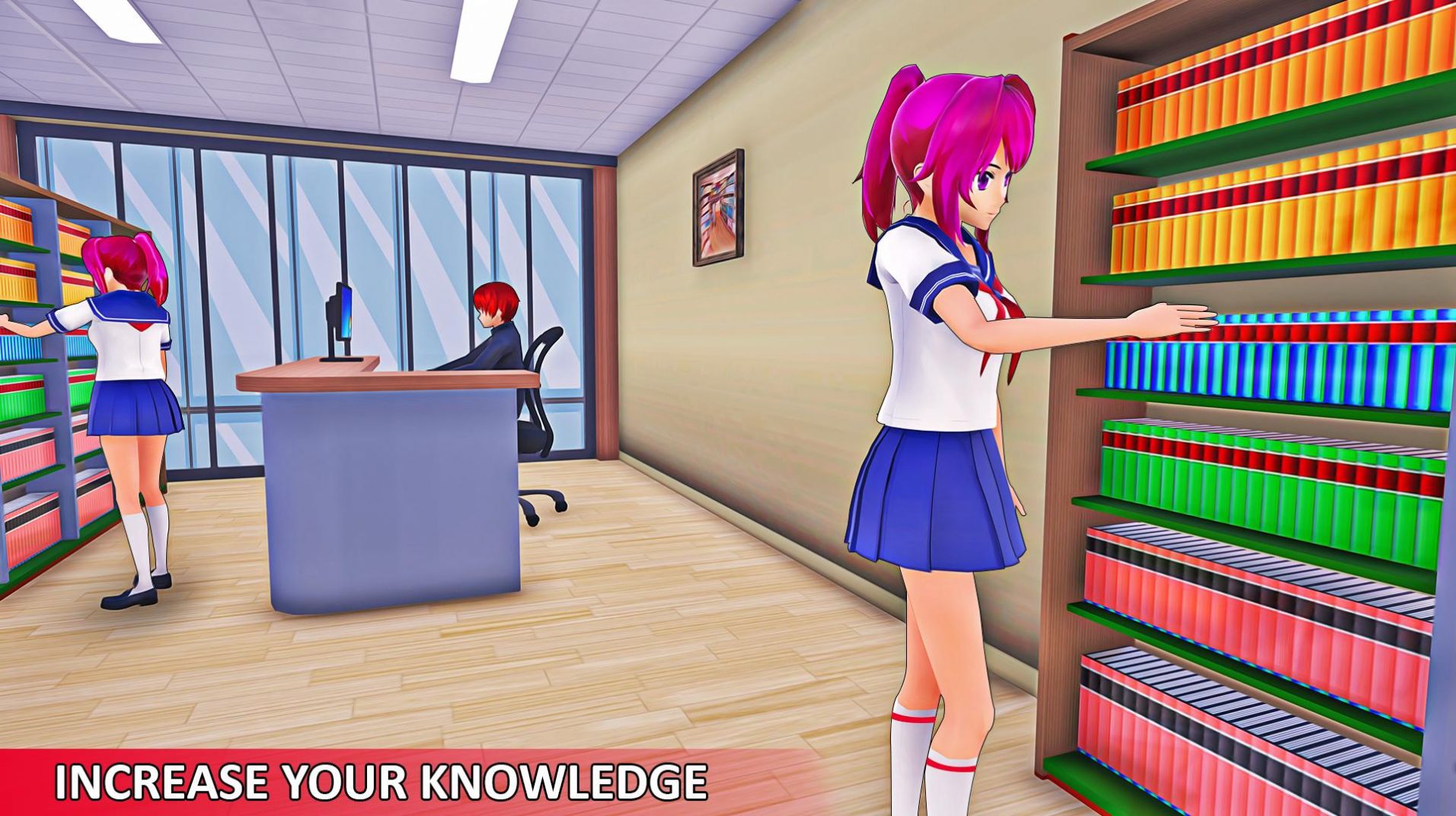 动漫高中恋爱生活游戏(Anime High School Student Life) v1.9截图2