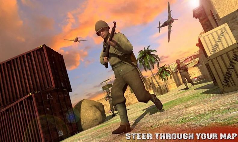 二战世界战争英雄(World War II FPS Shooting Heroes of War) v1.0.7截图1