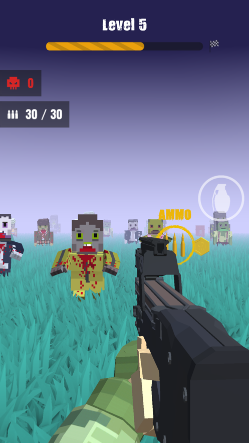 方块人射击僵尸(Blocky Gun warfare) v1.14截图1