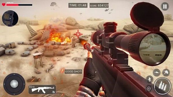 现代战争射击突击队(WW2 Sniper Gun Simulator) v1.0.4截图3