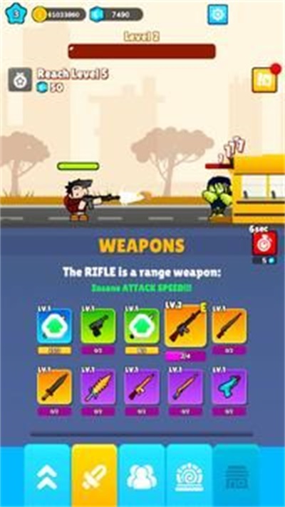 僵尸道路放置Zombie Road Idle v0.1.1截图1