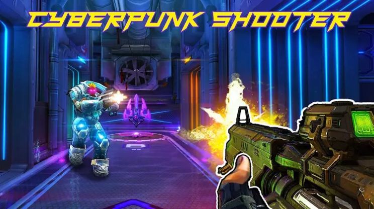 赛博朋克射手Cyberpunk shooter v1.0.9截图1