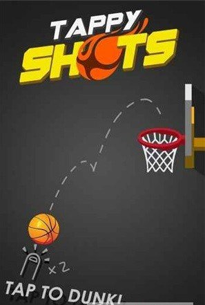 篮球飞跃Tappy Shots v1.5.1截图1