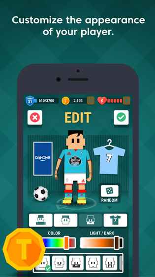 Tiny Striker LaLiga(迷你西甲前锋游戏) v1.0.3截图2