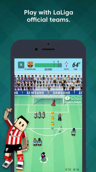 Tiny Striker LaLiga(迷你西甲前锋游戏) v1.0.3截图4