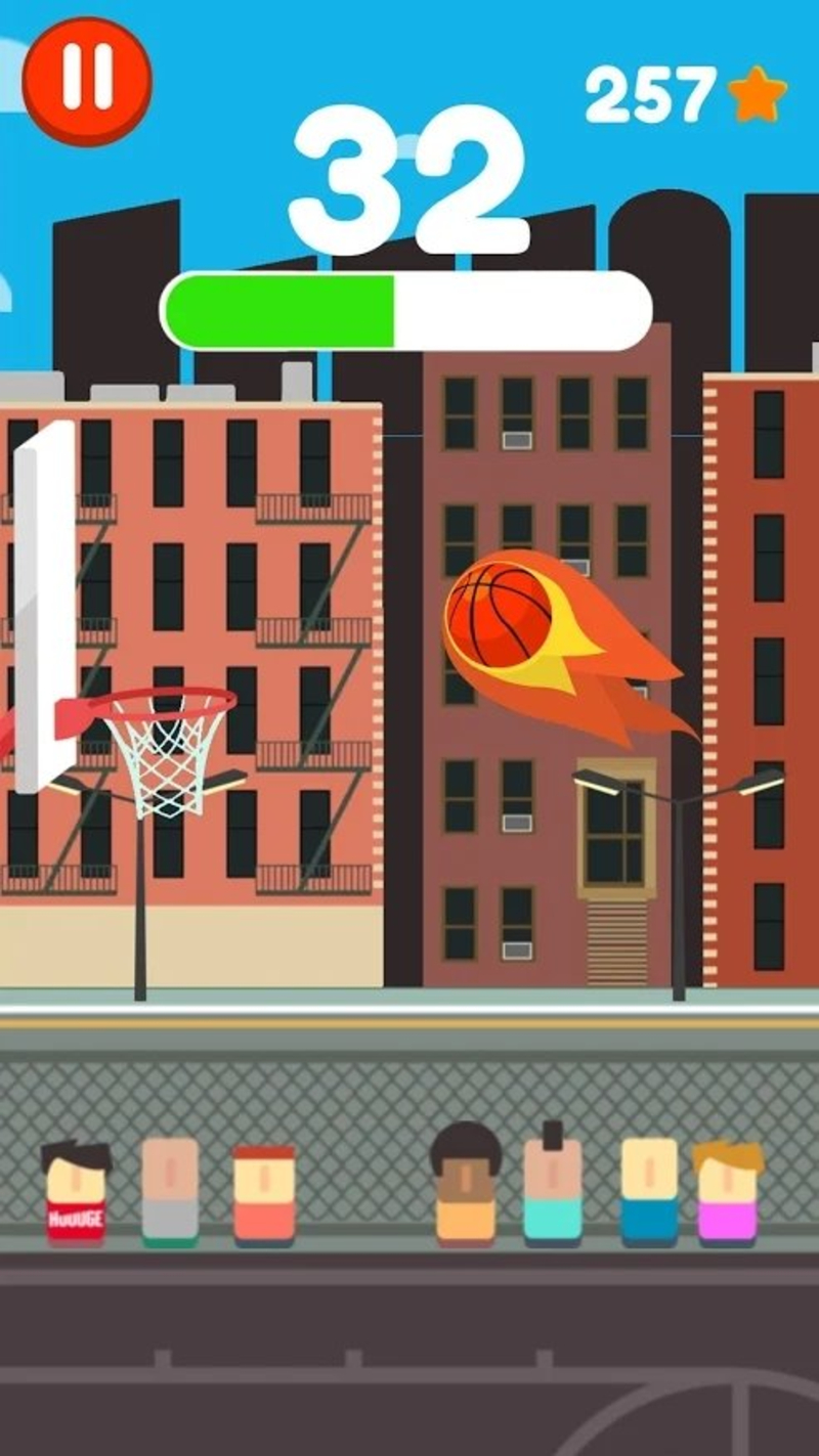 Tap Dunk(大大打篮球游戏) v1.1.4截图4