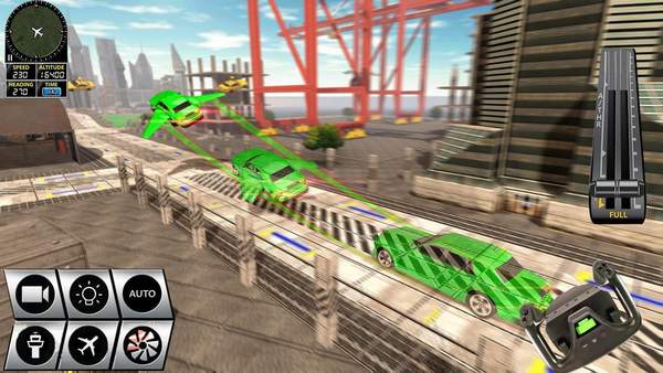 Futuristic Flying Car Racer(未来飞行赛车手免费游戏) v1.5截图1