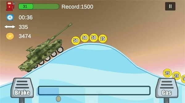 Hill Jump Racing(高山跳跃赛车) v1.14截图1