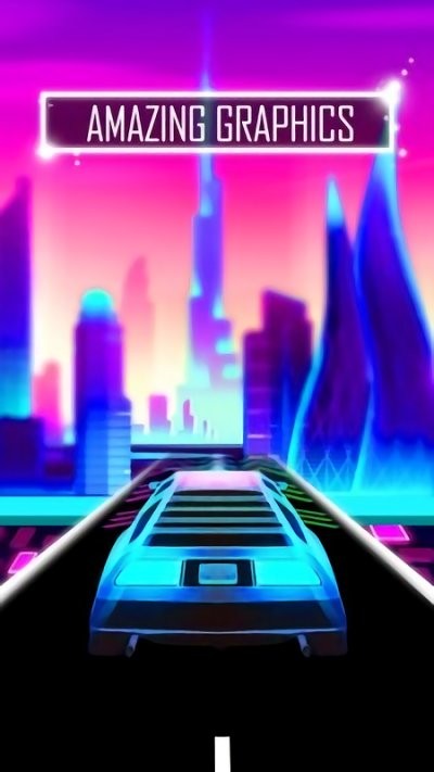 霓虹弯曲道路手游 v1.2截图4