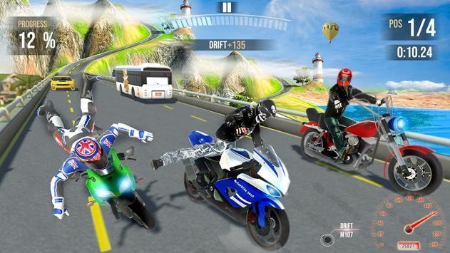 Bike Racing 2021: Motorbike Street Rider(极限城市摩托竞赛) v1.0截图3