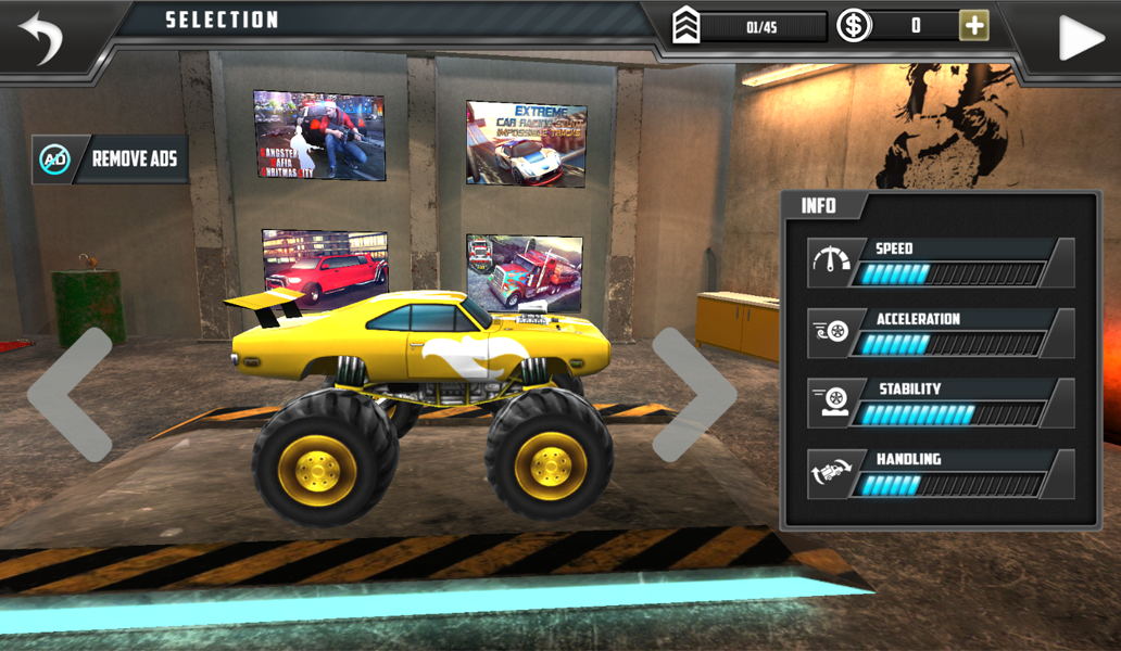 空中卡车特技驾驶(Monster Truck Sur v1.3截图2