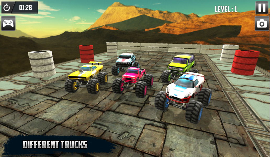 空中卡车特技驾驶(Monster Truck Sur v1.3截图3