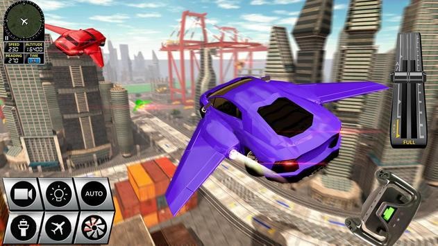 未来派飞行汽车赛车(Futuristic Flying Car Racer) v1.5截图1