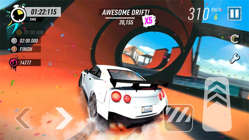 狂野漂移特技坡道(Car Stunt Races) v3.0.11截图1