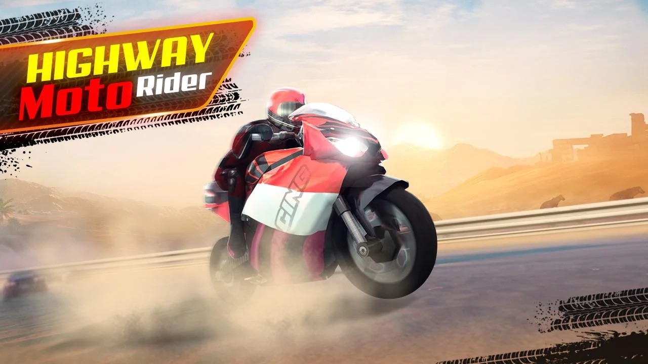 公路摩托车竞速赛游戏(Highway Moto Rider Traffic Race) v5.0.6截图2