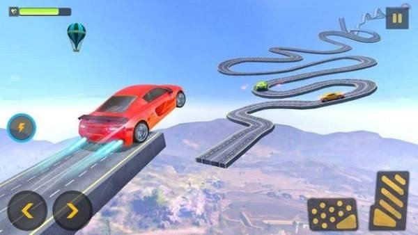 坡道赛车新特技(Impossible Car Stunt) v4.5截图1