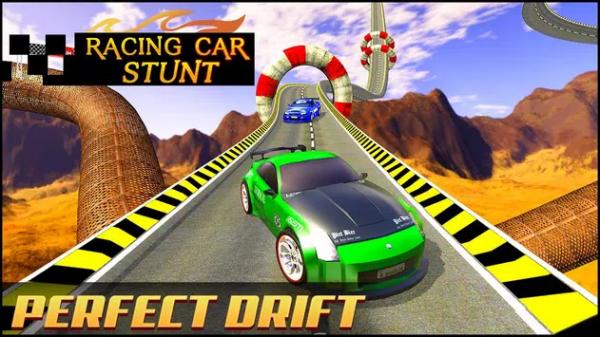 赛车特技超级坡道(Racing Car Stunts Mega Ramp) v1.0.1截图1