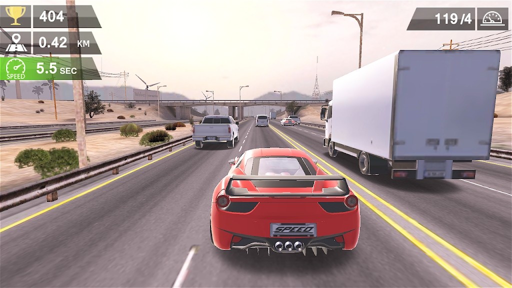 高速道路竞速驾驶(Racing Traffic Car Speed) v2.0.2截图3