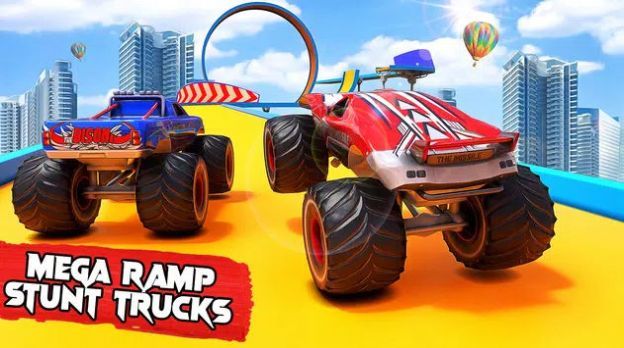 怪物卡车汽车特技(Monster Truck Stunt) v8.8截图4