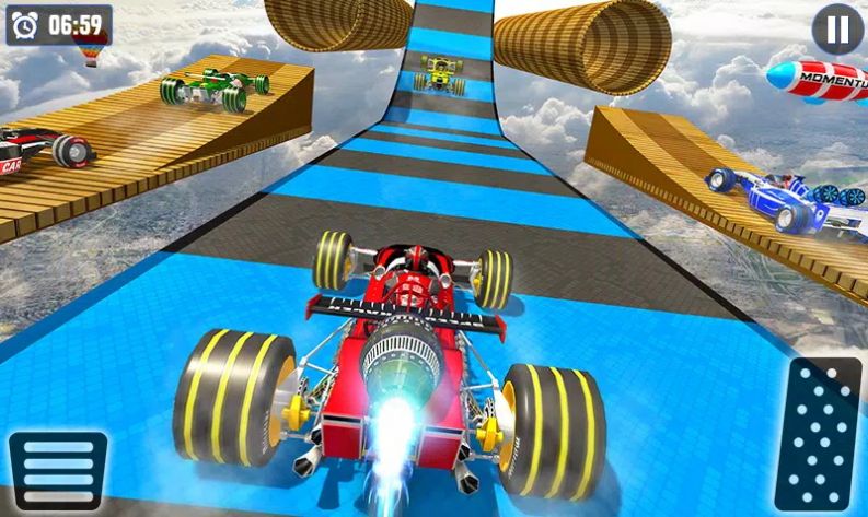 超级英雄汽车大赛(Impossible Formula Jet Car Racing Stunts) v2.0截图3