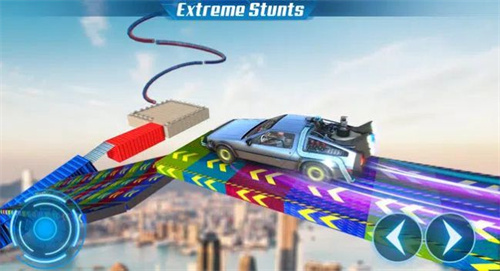 赛博汽车高空特技Cyber Truck Stunt Games Ramp Car Games v1.5截图3