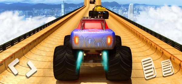 怪物大脚车特技Monster TruckStunt Car Game v4.0截图3