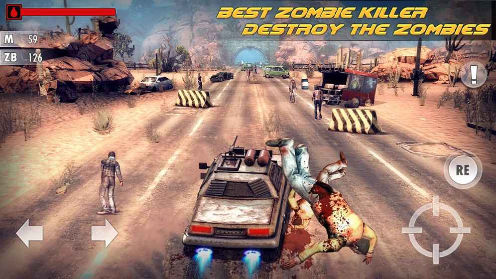 死亡公路僵尸赛车Highway Zombie Fire  Ali v1.1截图2