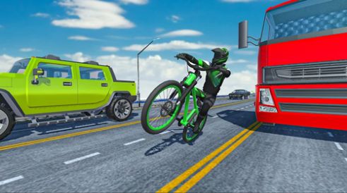 疯狂的交通自行车骑士3D(Endless Cycle Race) v1.0.1截图1