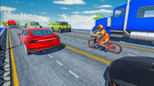 疯狂的交通自行车骑士3D(Endless Cycle Race) v1.0.1截图2