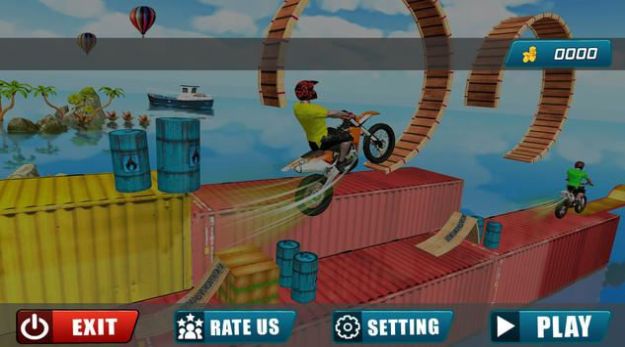 大型自行车特技比赛(Mega Bikes Stunt Racing) v1.4截图4