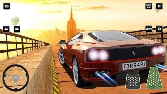 3d特技赛车(Racing Car Stunts On Impossible Tracks) v1.0截图3