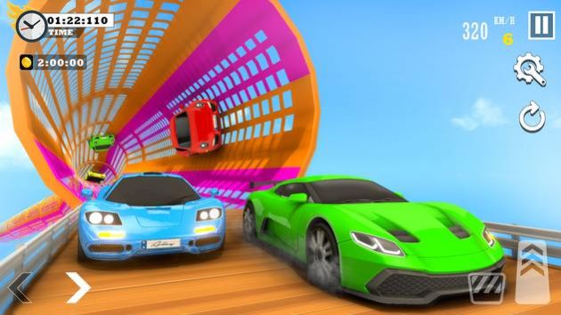 危险天空超跑特技(Stock Car Stunt Car Games) v3.5截图3