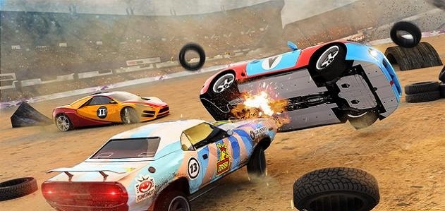 拆迁赛车撞车特技Demolition Racing Car Crash Stunts v1.0截图2