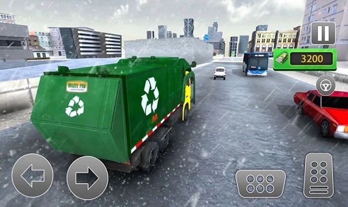 垃圾车真实驾驶模拟器(Road Sweeper Garbage Truck Sim) v1.5截图2