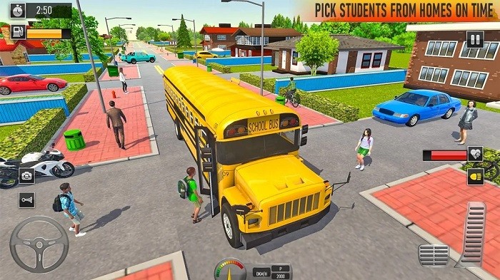 校车驾驶巴士(School Bus Coach Simulator 3D) v6.7截图3