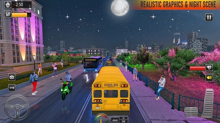 校车驾驶巴士(School Bus Coach Simulator 3D) v6.7截图4