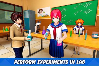 女生高中校园生活(Anime Girls School Simulator) v1.02截图1