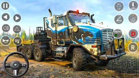 越野泥浆驾驶卡车(Offroad Mud Dri v1.0截图2