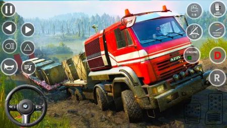 越野泥浆驾驶卡车(Offroad Mud Dri v1.0截图4