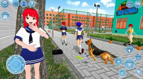 动漫高中女生3D模拟(Anim School Girl Simulator) v1.0截图1