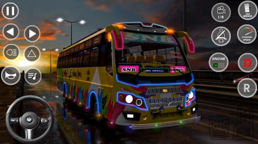 公共旅游巴士城市(Public Tourist Bus City Games) v1.4截图3