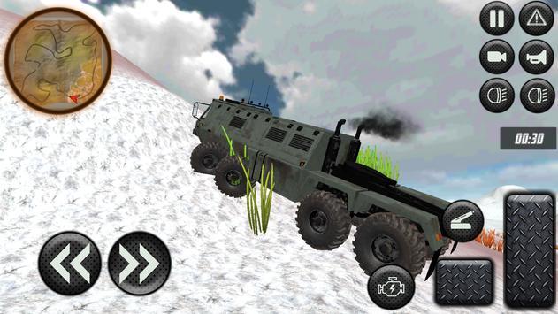 雪地8x8越野卡车(Truck Offroad 8x8 Snowy) v1.5截图2