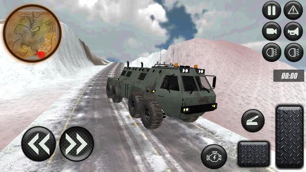 雪地8x8越野卡车(Truck Offroad 8x8 Snowy) v1.5截图3