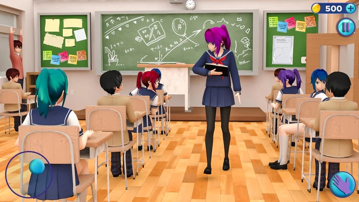 动漫虚拟学校老师(Anime School Teacher) v0.9截图4