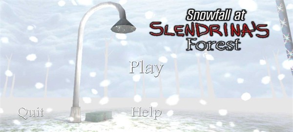 兰德里纳河的森林雪天模组(Slendrina: The Forest - Snowfall) v1.0截图1