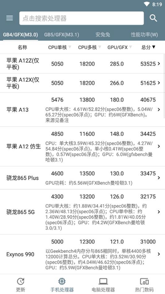 性能排行榜 v4.6.0截图3